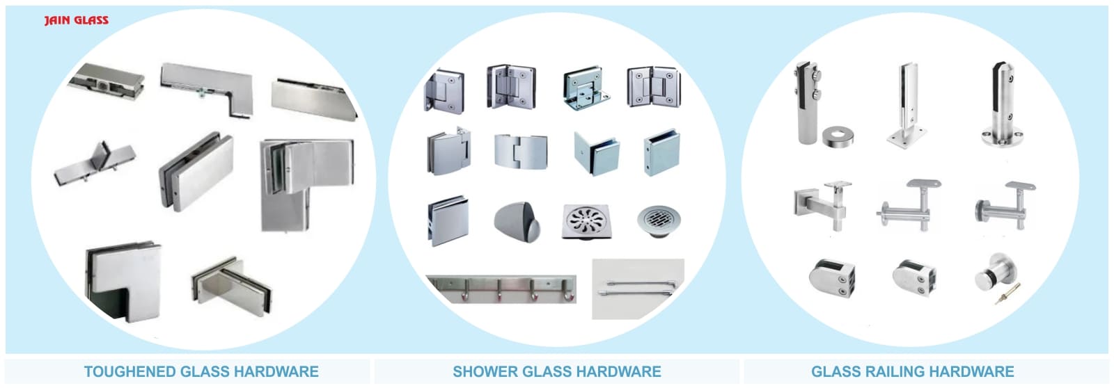 glass hardware